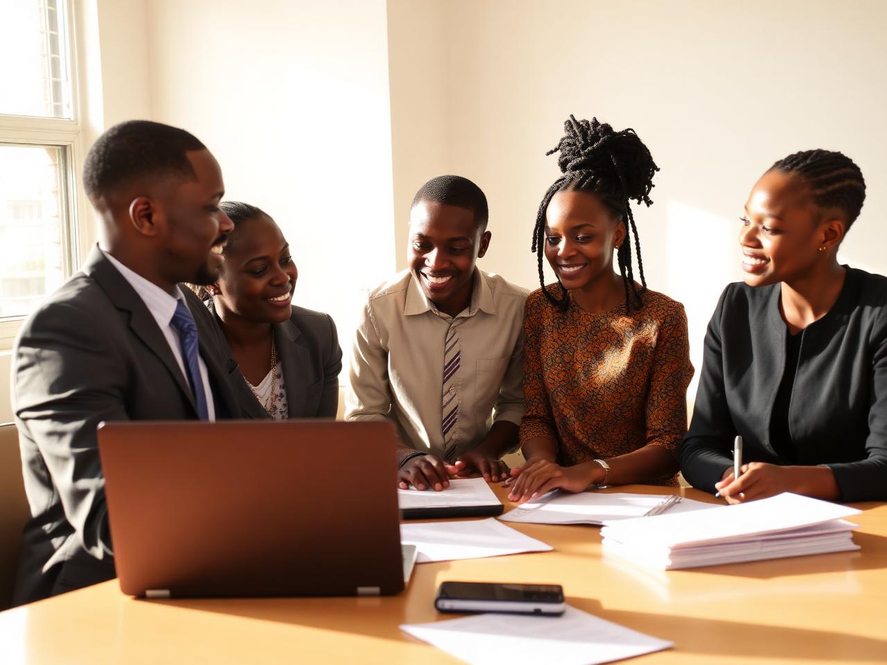 Photo of an advisory team comparing medical cover options for a family
